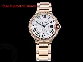 cartier balon bleu de cartier 36mm automatic mens watch