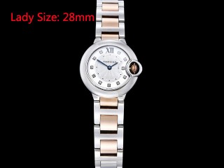 cartier balon bleu ladies 28mm swiss quartz watch