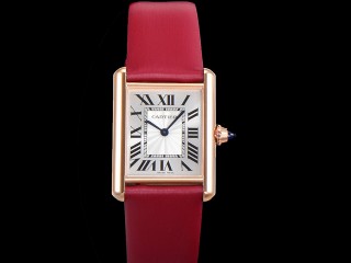 cartier tank must large edition swiss quartz lady watch