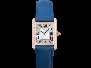 cartier tank must large edition swiss quartz lady watch