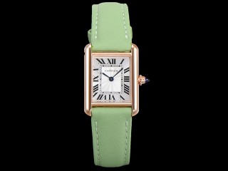 cartier tank must large edition swiss quartz lady watch