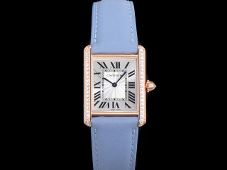 cartier tank must large edition swiss quartz lady watch