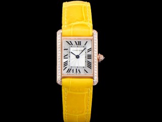 cartier tank must large edition swiss quartz lady watch