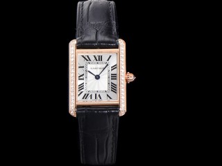cartier tank must large edition swiss quartz lady watch