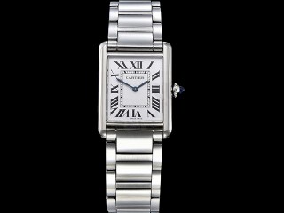 cartier tank must large edition swiss quartz lady watch
