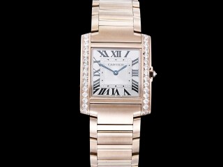cartier tank francaise medium crwsta0074 ladies watch