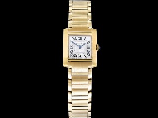 cartier tank francaise small ladies watch