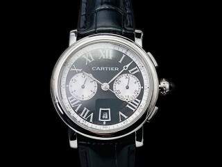 cartier rotonde de cartier 7750 automatic chronograph wsro0002 man watch