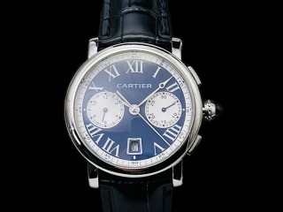 cartier rotonde de cartier 7750 automatic chronograph wsro0002 man watch