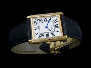 cartier tank louis w1529856 lady watch