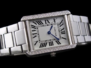cartier tank solo mens watch