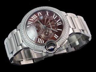 cartier ballon bleu chronograph man watch