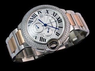 cartier ballon bleu chronograph man watch