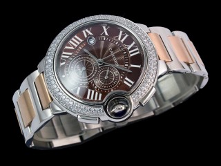 cartier ballon bleu chronograph man watch