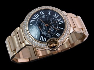 cartier ballon bleu chronograph man watch