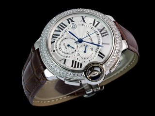 cartier ballon bleu chronograph man watch