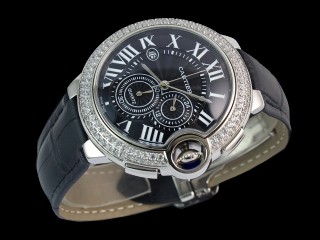 cartier ballon bleu chronograph man watch
