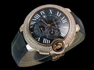 cartier ballon bleu chronograph man watch