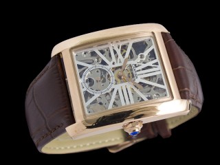 cartier tank mc skeleton w5310026 hand wound man watch