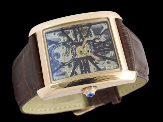 cartier tank mc skeleton w5310026 hand wound man watch