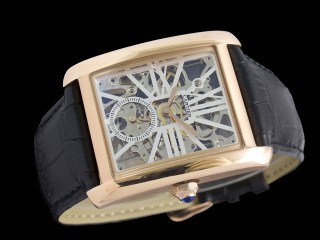 cartier tank mc skeleton w5310026 hand wound man watch