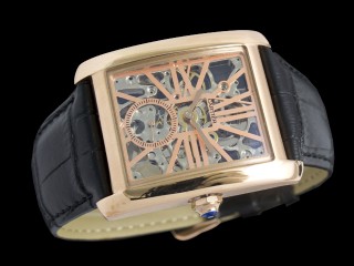 cartier tank mc skeleton w5310026 hand wound man watch