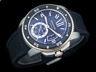 cartier calibre de diver w7100055 automatic men watch