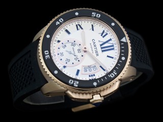 cartier calibre de diver w7100052 automatic men watch
