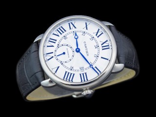cartier ronde louis cartier wr007018 automatic mens watch