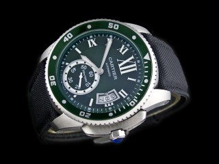 cartier calibre de diver automatic men watch