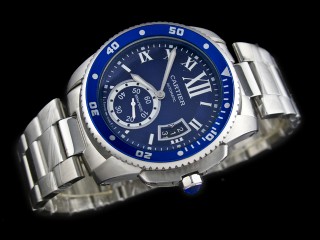 cartier calibre de diver automatic men watch