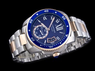 cartier calibre de diver automatic men watch