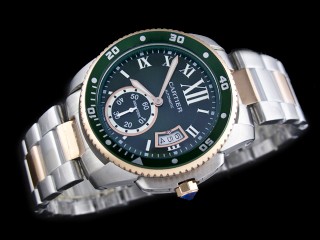 cartier calibre de diver automatic men watch