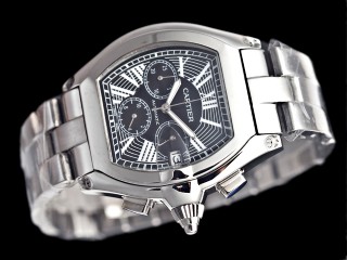 cartier roadster de cartier quartz chronograph mens watch