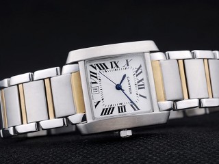 cartier tank francaise 29mm men watch