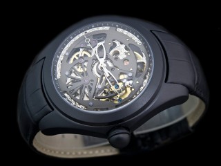 corum bubble skeleton automatic mens watch