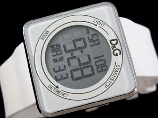 d&g high contact touch screen chronograph watch