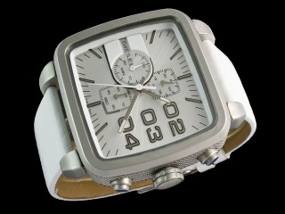 diesel double down square dz4302 quartz chronograph man watch