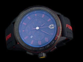 ferrari quartz chronograph mens watch 