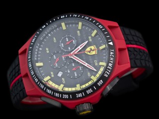 ferrari quartz chronograph mens watch 