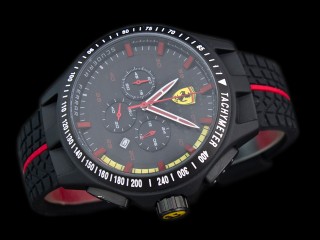 ferrari quartz chronograph mens watch 