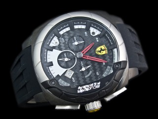 ferrari quartz chronograph mens watch 