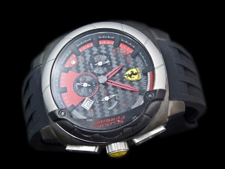 ferrari quartz chronograph mens watch 