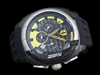 ferrari quartz chronograph mens watch 