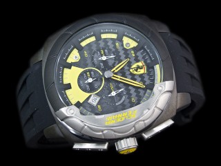 ferrari quartz chronograph mens watch 