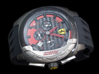 ferrari quartz chronograph mens watch 