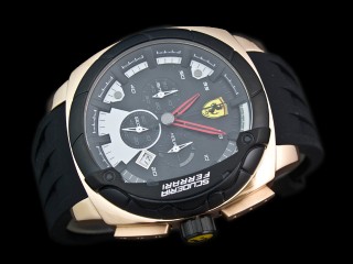 ferrari quartz chronograph mens watch 
