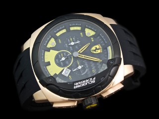 ferrari quartz chronograph mens watch 