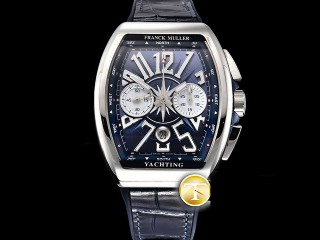 franck muller 44mm vanguard chronograph automatic mens watch