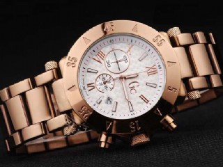 guess for gc gents se-1 ref.gc47000g1 quartz chronograph rose gold case men watch 
